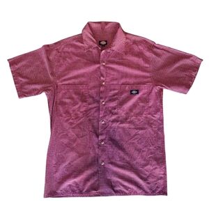 Dickies Men's Red Short Sleeve Shirt